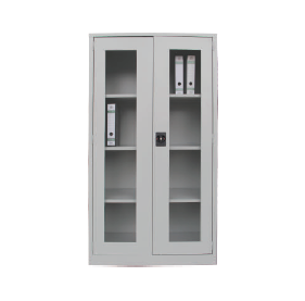 Full Height Steel Cupboard With Glass Swinging Door – GV-S 118 GS