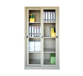 Full Height Cupboard With Glass Sliding Door – GV-S 119