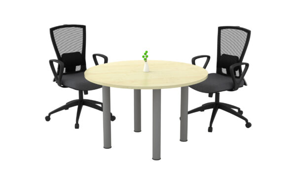 ROUND SHAPE DISCUSSION TABLE WITH I METAL LEG – V-TR 90