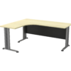 L Shape Office Table With J Metal Leg - V-TL 1515