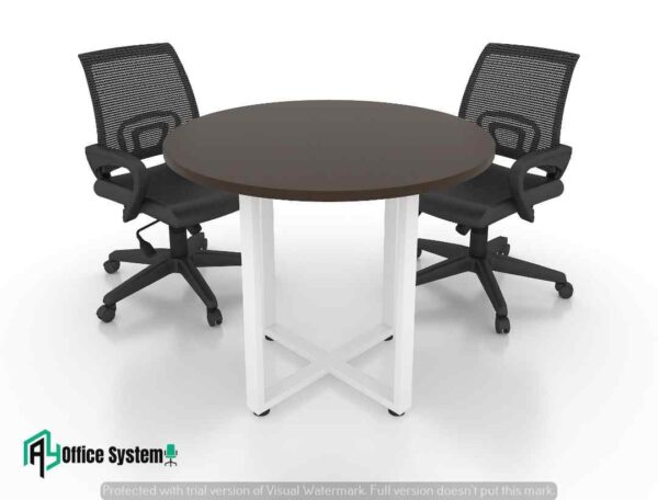 ROUND SHAPE DISCUSSION TABLE WITH X LEG – F1-DT-X 900