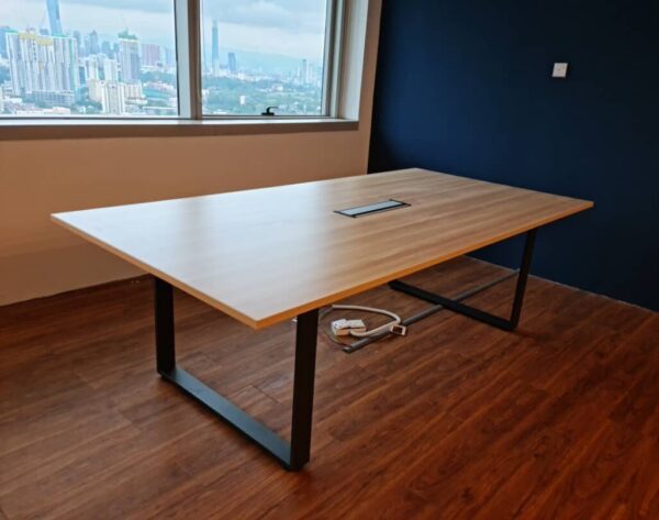 Rectangular Shape Conference Table With O Shape Metal Leg - V-SQVB 18