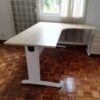 L Shape Office Table With J Metal Leg – V-BL 1515