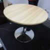 ROUND SHAPE DISCUSSION TABLE WITH CHROME DRUM LEG – V-BR 90