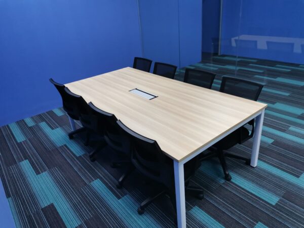 Rectangular Shape Conference Table With U Metal Leg - V-SVB 18