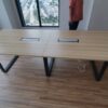 Rectangular Shape Conference Table With O Shape Metal Leg - V-SQVB 18