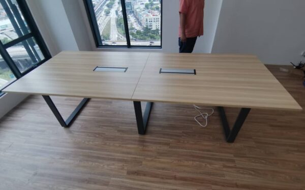 Rectangular Shape Conference Table With O Shape Metal Leg - V-SQVB 18