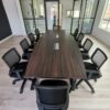 Boat Shape Conference Table With O Shape Metal Leg - V-SQBB 18