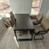 L Shape Office Table With O Metal Leg - V-SQML 1515