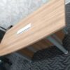 Boat Shape Conference Table With Pole Leg - F1-PBC 1800