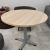 ROUND SHAPE DISCUSSION TABLE WITH X LEG – V-QR 90