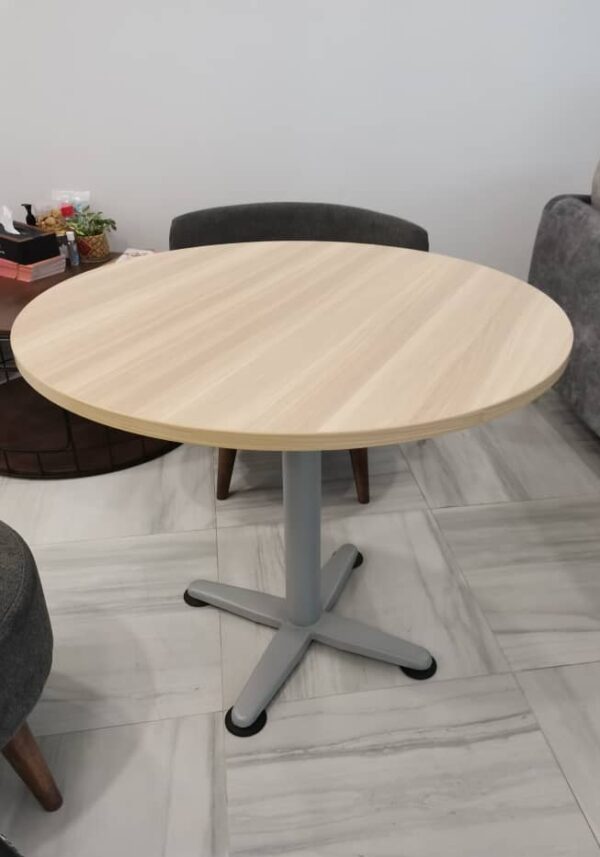 ROUND SHAPE DISCUSSION TABLE WITH X LEG – V-QR 90