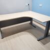 L Shape Office Table With J Metal Leg - V-TL 1515