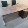 Rectangular Shape Office Table With J Metal Leg – V-QT 128