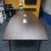 Boat Shape Conference Table With O Shape Metal Leg - V-SQBB 18