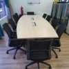 Boat Shape Meeting Table - V-TBB 30