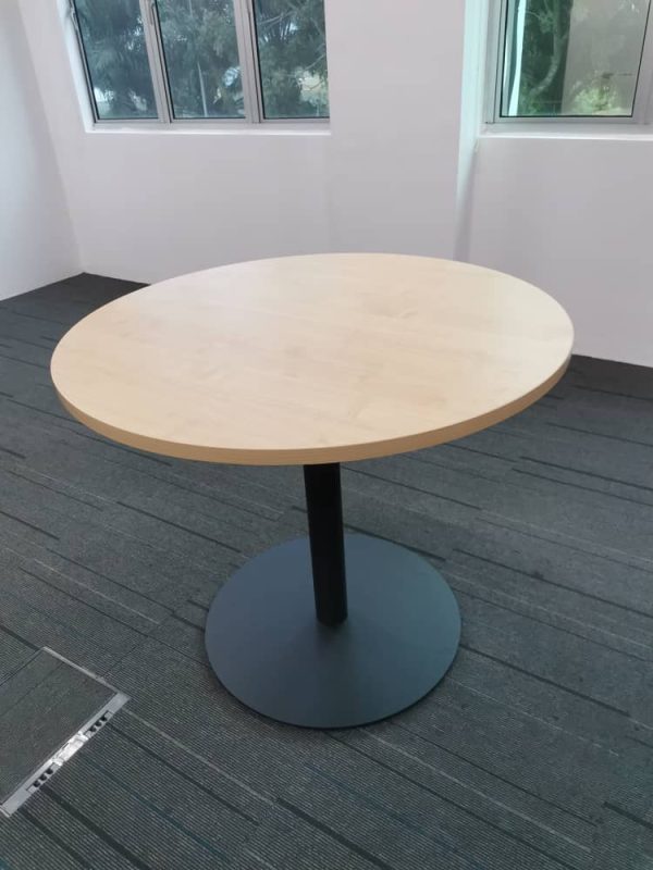 Round Shape Discussion Table With Drum Leg - F1-DT-D 900