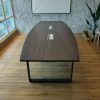 Boat Shape Conference Table With O Shape Metal Leg - V-SQBB 18