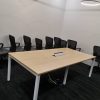 Rectangular Shape Conference Table With U Metal Leg - V-SVB 18