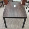 Boat Shape Conference Table With U Metal Leg - V-SBB 18