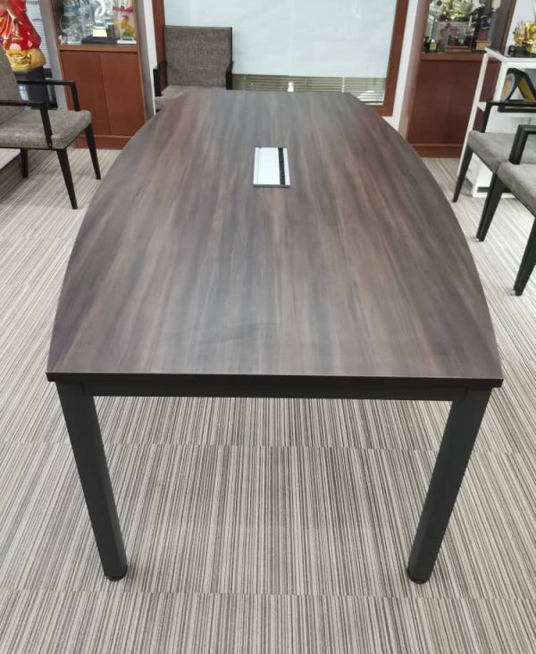 Boat Shape Conference Table With U Metal Leg - V-SBB 18