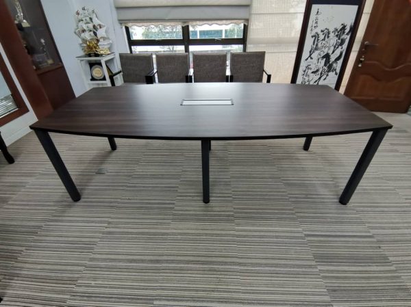 Boat Shape Conference Table With U Metal Leg - V-SBB 18