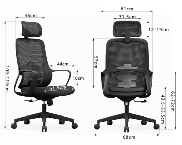 Ergonomic Mesh Chair - C-A-853