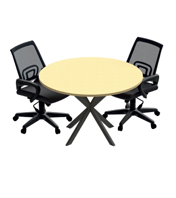 ROUND SHAPE DISCUSSION TABLE WITH SPIDER LEG – F1-DT-SP 900