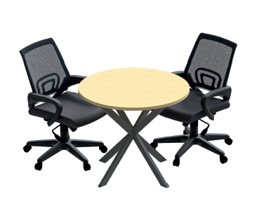 ROUND SHAPE DISCUSSION TABLE WITH SPIDER LEG – F1-DT-SP 900