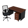 COMBO PROMOTION – RECTANGULAR SHAPE OFFICE TABLE SETS - V-GT 127 + V-GM 3 + C-B 853