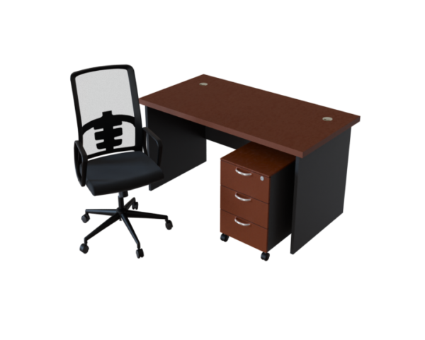 COMBO PROMOTION – RECTANGULAR SHAPE OFFICE TABLE SETS - V-GT 127 + V-GM 3 + C-B 853