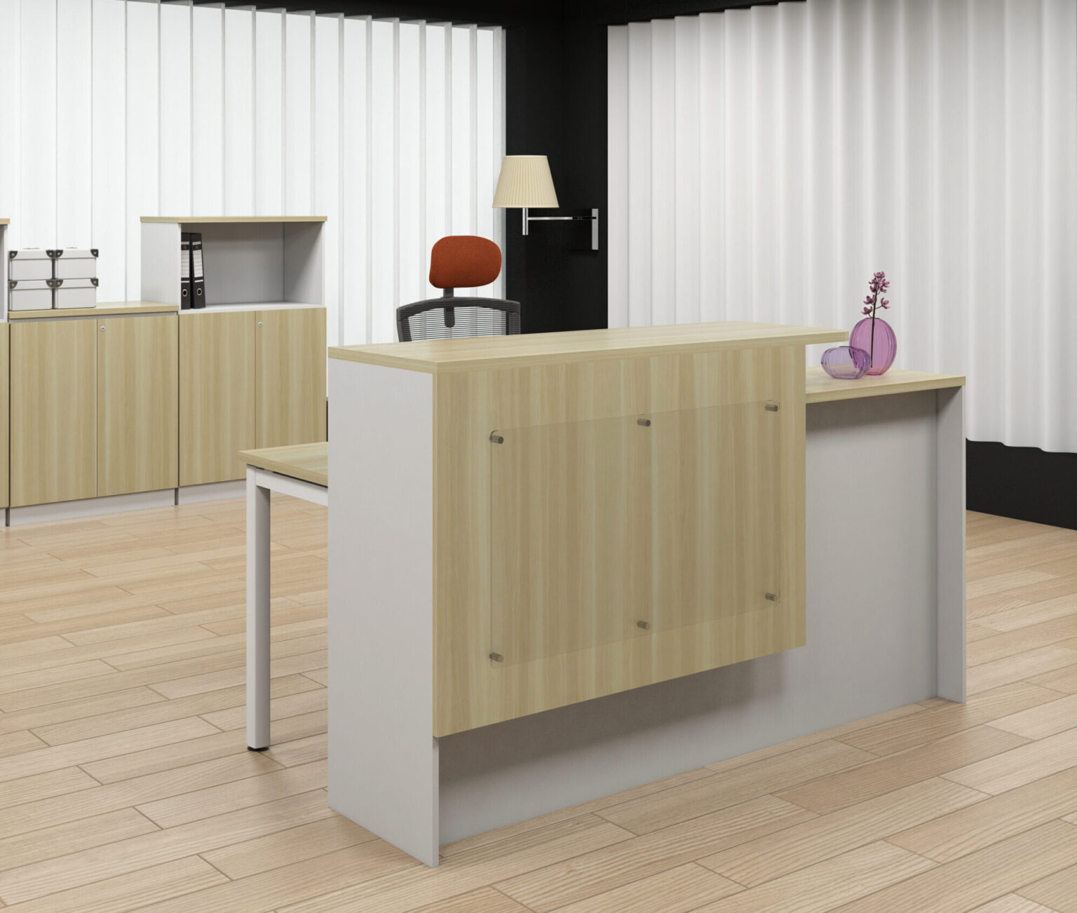 Reception Counter V-B-SCT 1500/1800-SET | AY Office System