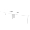 Boat Shape Conference Table With V Metal Leg - V-ASBB 30/36