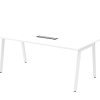Rectangular Shape Conference Table With V Metal Leg - V-ASVB 18