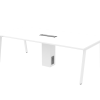 Rectangular Shape Conference Table With V Metal Leg - V-ASVB 24