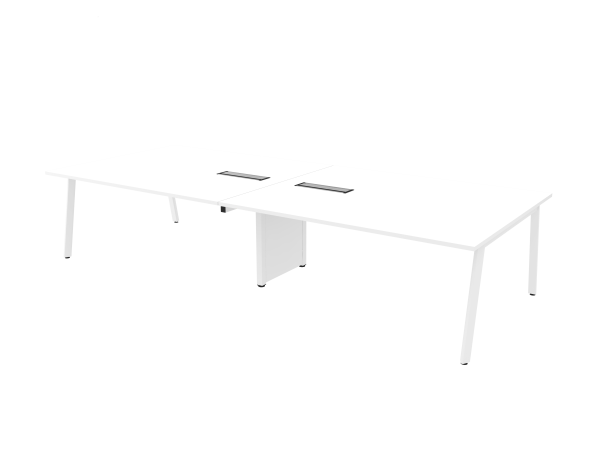 Rectangular Shape Conference Table With V Metal Leg - V-ASVB 30/36
