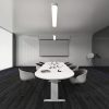 Oval Shape Meeting Table With I Metal Leg - V-HIB 36