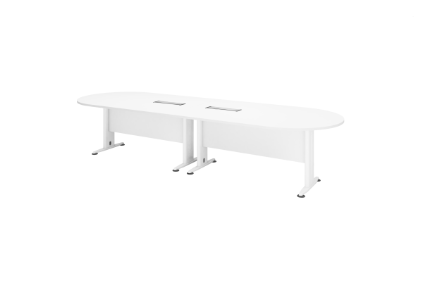 Oval Shape Meeting Table With I Metal Leg - V-HIB 36