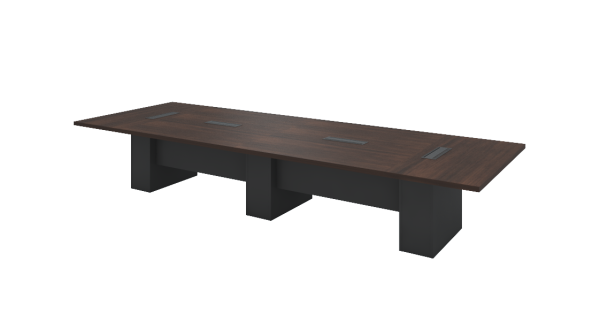 Rectangular Shape Conference Table With Power Tower Boxes Leg- V-TVB 45