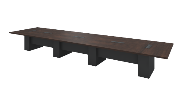 Rectangular Shape Conference Table With Power Tower Boxes Leg- V-TVB 60