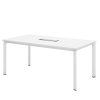 Rectangular Shape Conference Table With UT Metal Leg - V-ASVB 18