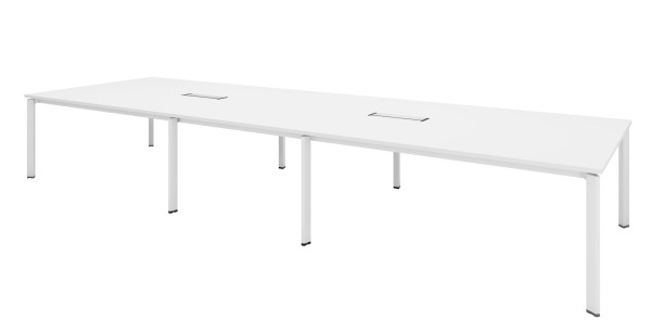 Rectangular Shape Conference Table With UT Metal Leg - V-ASVB 48