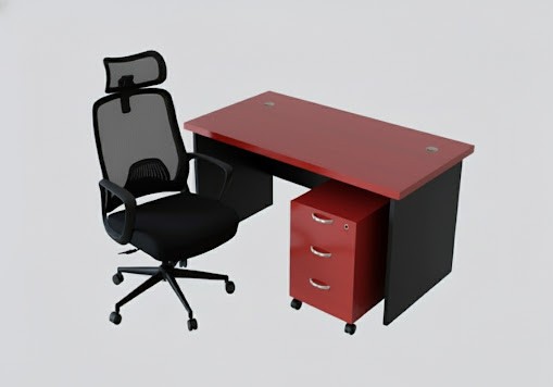 Combo Promotion – Rectangular Shape Office Table Sets - V-GT 127/157/187 + V-GM 3 + EH-A 911