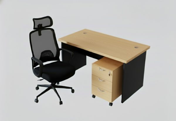 Combo Promotion – Rectangular Shape Office Table Sets - V-GT 127/157/187 + V-GM 3 + EH-A 911