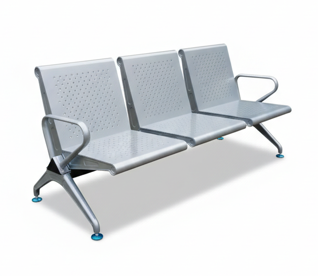 3 Seater Chrome Link Chair – TY-3016