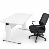 Clearance Stock Promotion – Rectangular Shape Office Table With J Metal Leg - V-BT 128